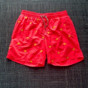 MAAJI men’s extra large neon embroidered swim trunks
